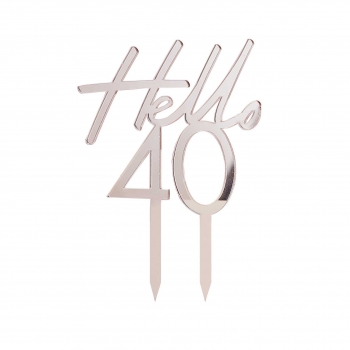 Torten Topper - Hello 40